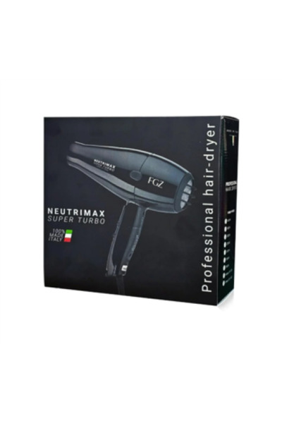 NEUTRI MAX Italian Hair Dryer Neutermax Super Turbo 2600W - Black