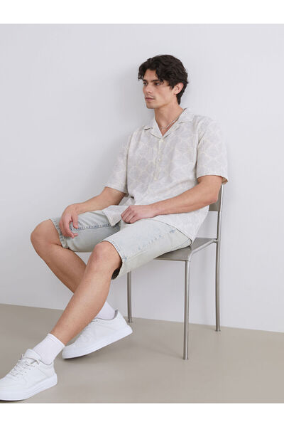 LC Waikiki Ανδρικό πουκάμισο Özmarka New Season Comfortable Fit Resort με για...