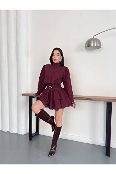 Ekim Store Φόρεμα με Ριγέ ή Ζώνη στρώσεις