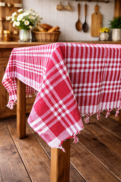 serelya Multi-Purpose Tablecloth, Picnic Mat & Tablecloth Tie-Detail Gingham ...