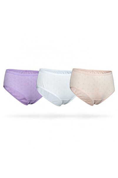 KAİZEN 6-pack of women's colorful lace panties, 100% Cotton