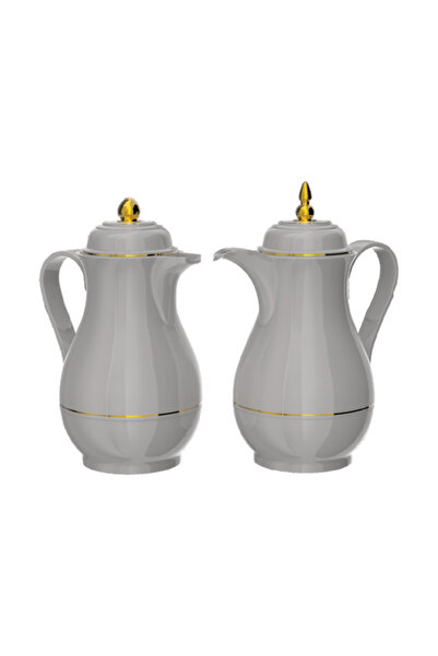 Bien Servi High Quality Plastic Thermos Set – 1 Liter