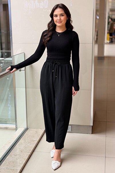 sentez giyim Sentez Nepal Beli Lastikli Pantolon