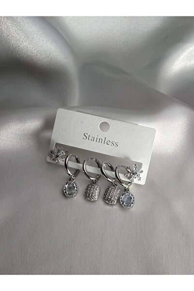 stainless steell SACHKA Stainless Steel Çoklu Küpe