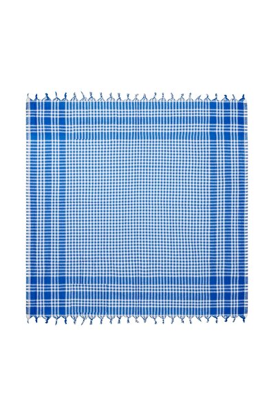 serelya Çok Amaçlı Sofra Bezi , Piknik Örtüsü & Masa Örtüsü Bağlamalı Pötikare Pamuklu & 170x170 cm