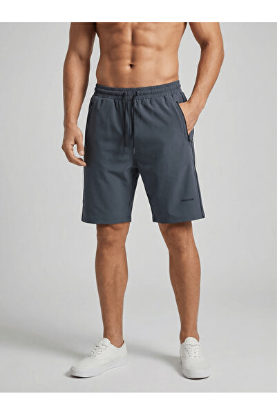 Sparrow Men's Regular Piped Detail Printed Thin Breathable Fabric Shorts