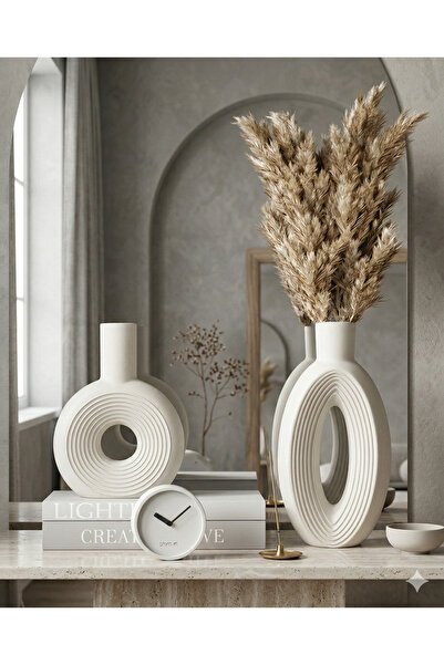 Mergen Art Γεωμετρικού σχήματος σκανδιναβικό μποέμ βάζο