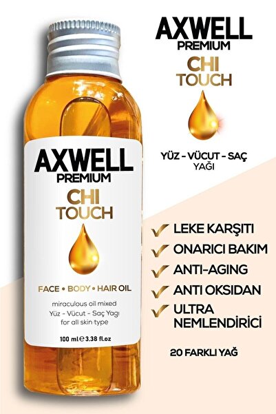AXWELL PREMIUM Chi Touch Miracle Care Oil 100ml - For Face, Body & Hair