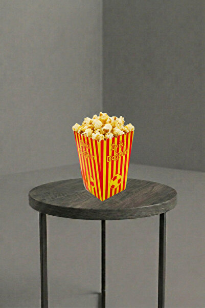 aura fiesta Sarı Kırmızı Aslan Galatasaray Temalı Mısır Popcorn Kutusu