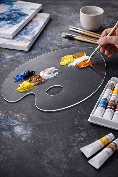 TutturX Plexi Acrylic Painting Palette Transparent Color