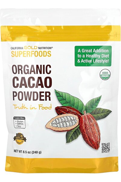 California Gold Nutrition , Cocoa Powder, 8.5 Ounce (240 Grams)