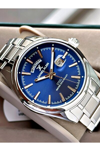 Daniel Klein Day-Date Men's Wristwatch with Calendar