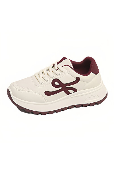 ETG حذاء رياضي نسائية كاجوال، أحذية مشي كلاسيكية منخفضة الرقبة برباط