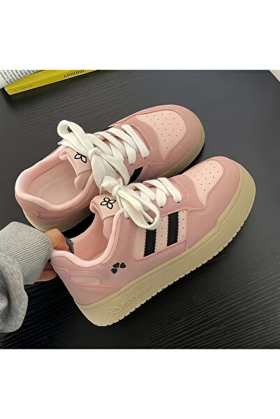 ETG Women's Casual Sneakers, Classic Low-Top Lace-Up Walking Shoes