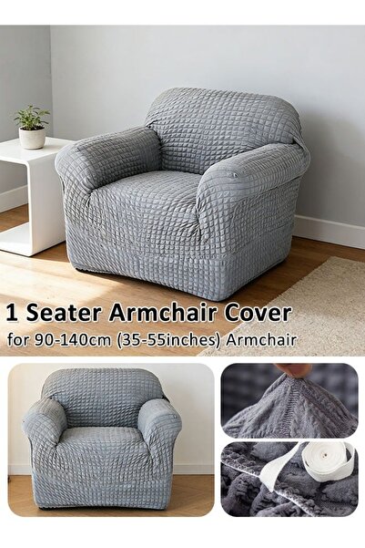 Generic Sofa Cover 1/2/3 Seater Couch Cover Super Stretchable Wrinkle-free Fu...