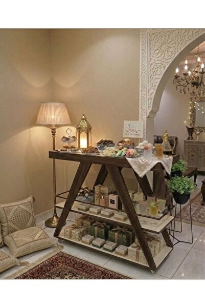 Generic Hospitality console/serving trolley 80*80*35