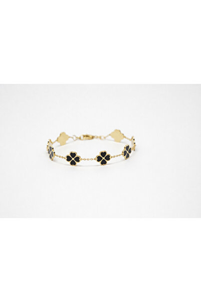 M2 group Ellis Cliff Model Bracelet with Black Clover Design