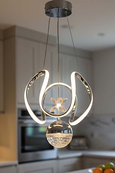 TERRA LIGHTING Tek Toplu Kiev Power Led Avize, Mutfak Salon Hol Sarkıt Led Av...