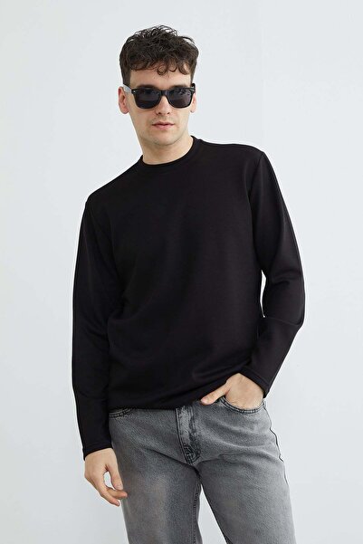 Fulla Moda Osnovni okrugla kragna Modal Dukserica