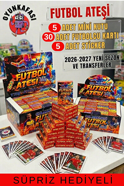 OYUNKAFASI FUTBOL ATEŞİ - Taş Kağıt Makas (YENİ) 5 MİNİ KUTU TOPLAM 30 FUTBOL...