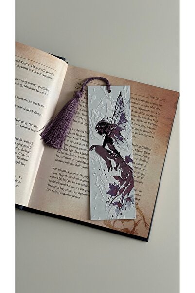 3D Baskı Kabartmalı Tasarım Kitap Ayracı Dekoratif ve Koleksiyonluk