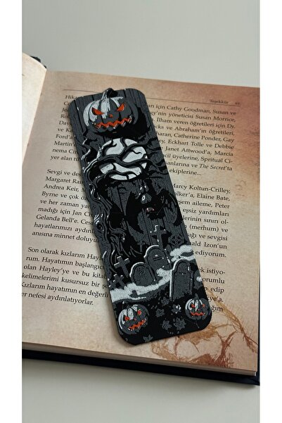 3D Baskı Kabartmalı Tasarım Kitap Ayracı Dekoratif ve Koleksiyonluk