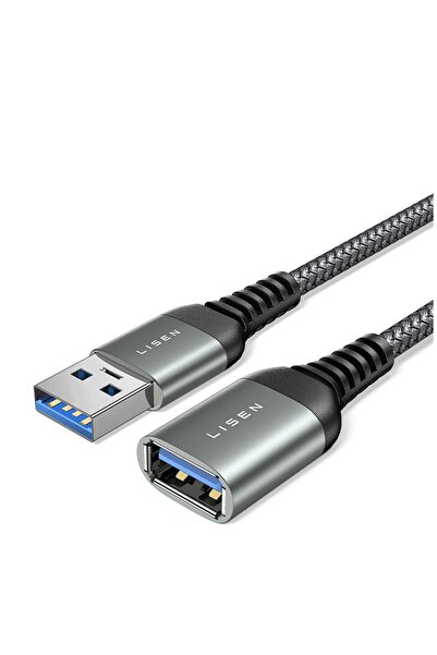 Zebana New Trend Lisen USB 3.0 Af to Am Extension Cable (High Speed Data Tran...