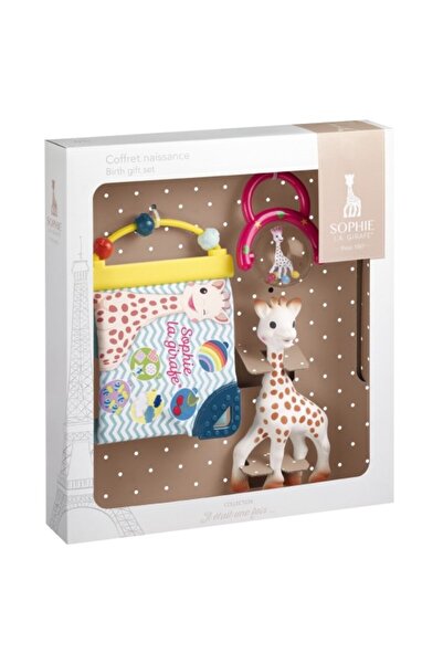 Sophie La Girafe Set cadou Sophie Girafa, zornăitoare și carte de activități