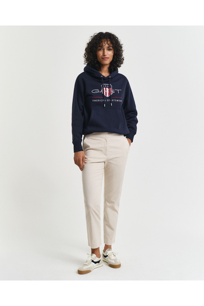 Gant Kadın Bej Slim Fit Pantolon