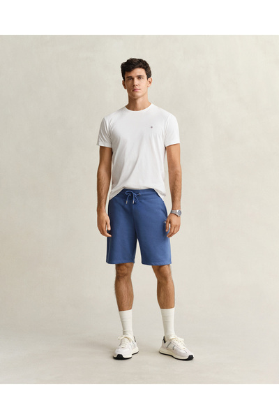 Gant Erkek Mavi Logolu Şort