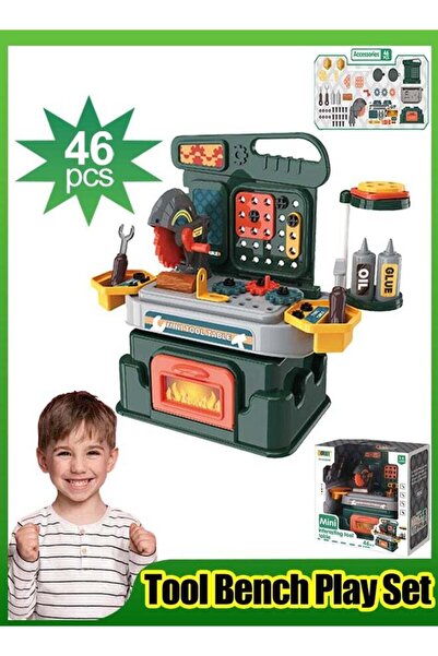 Generic 46Pcs Kids Tool Bench Set Role Play Pretend Play Tool Bench Toy Const...