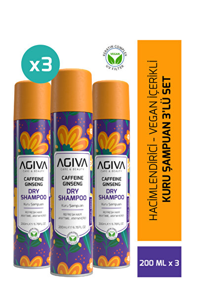 agiva care& beauty Caffeine Ginseng Pro Care Saç Dökülmesine Karşı Kuru Şampu...