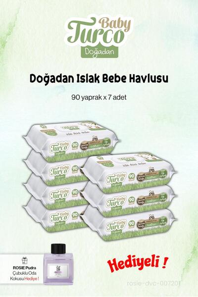 Baby Turco 7 Packs from Nature, 90's and Rosie Fragrance Gift