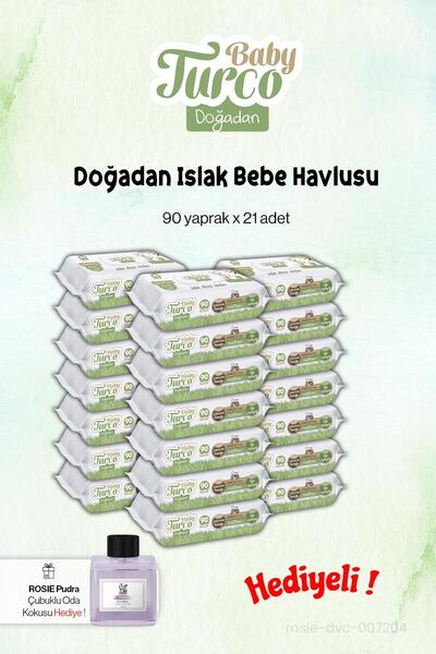 Baby Turco 90's Doğadan, 21 Pack and Rosie Fragrance Gift
