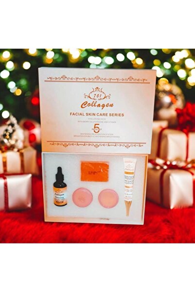 701 Collagen Facial Skincare 5-Piece Set COMBO – Hydrating & Brightening Set ...