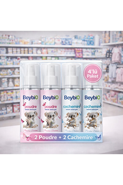 Kolonya Cachemire+Poudre 4'lü Avantaj Paketi 600 ml