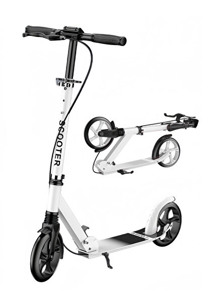 Ma Baby Kick Scooter for Kids, 2-Wheel with Adjustable Handlebar, Double Brak...