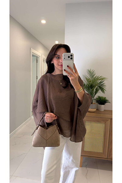 BİRCANÇİL Chessa Brown bluza sa letećim kaputom