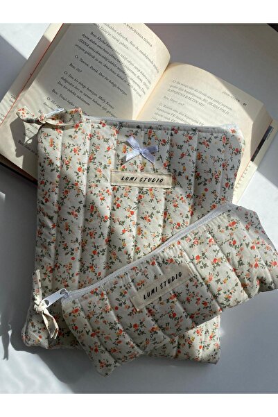lumi Studio Küçük Kır Çiçekleri Kitap Kılıfı, Organizer, Ajanda, Defter Kılıf...