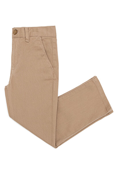 U.S. Polo Assn. Boy's Camel Canvas Trousers 50253389-Vr015