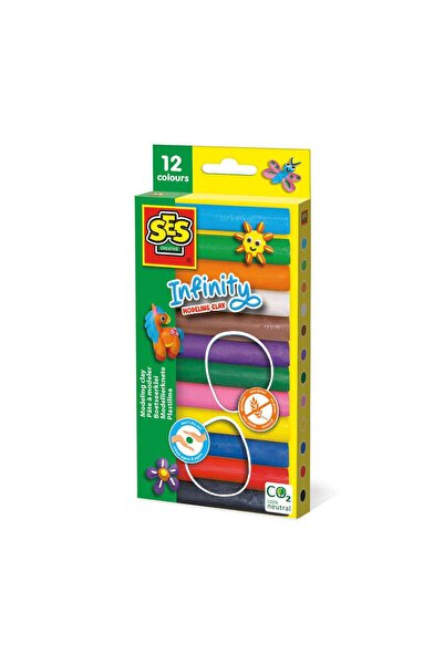 SES Creative Set infinit de plastilină 12 culori