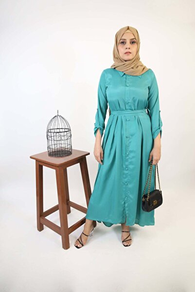 Libas lab Ghaba- Elegant wrinkle free maxi dress with top down buttons and de...