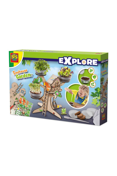 SES Creative Set Creativ Casuta Cu Gradina Din Copac