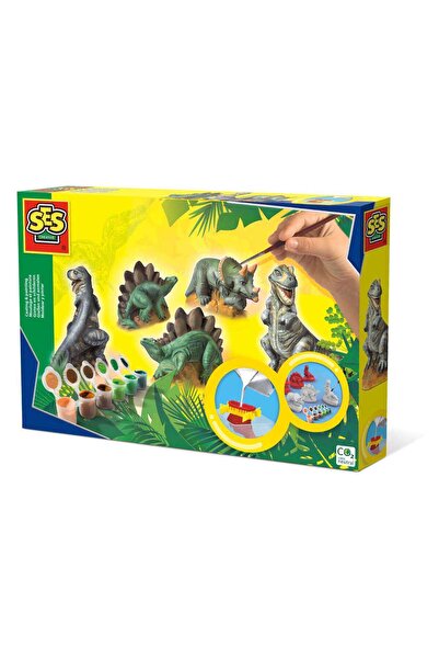 SES Creative Set de modelare și pictură - Dinozauri