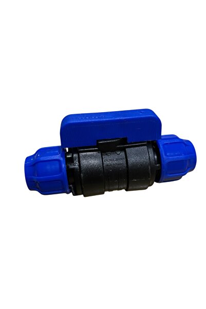 Veka 20 mm Kaplinli Küresel Vana | PE Boru Uyumlu Plastik Su Vanası | 20’lik