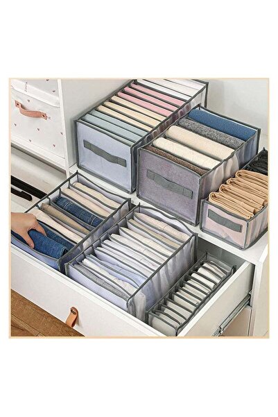 Arabest Wardrobe Clothes Organizer, 2 Pack 9 Grids Washable,Underwear Mesh St...