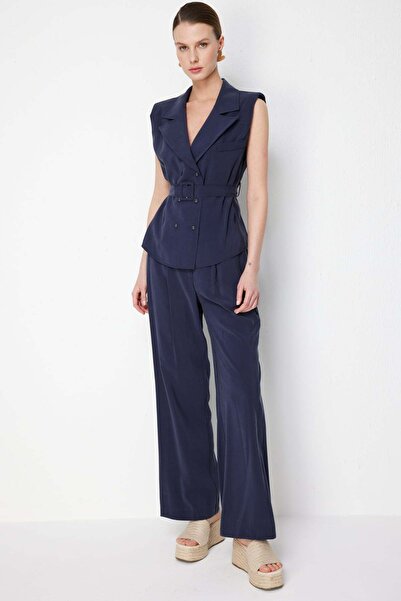 ON Pantaloni largi cu detaliu cu pile