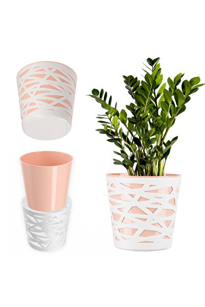 KADAX Ghiveci de flori, Ghiveci de flori din plastic, Inserție pentru flori, ...