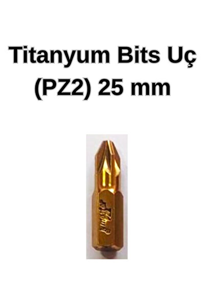 KL HOME Titanyum Bits Uç - PZ2 x 25 mm