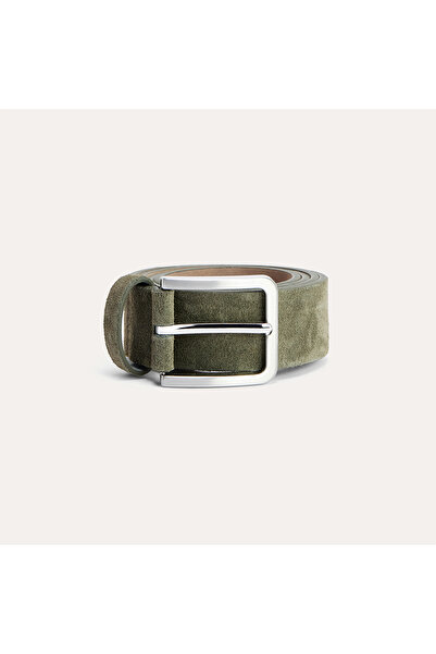 Mudo Suede Textured Genuine Leather Belt
